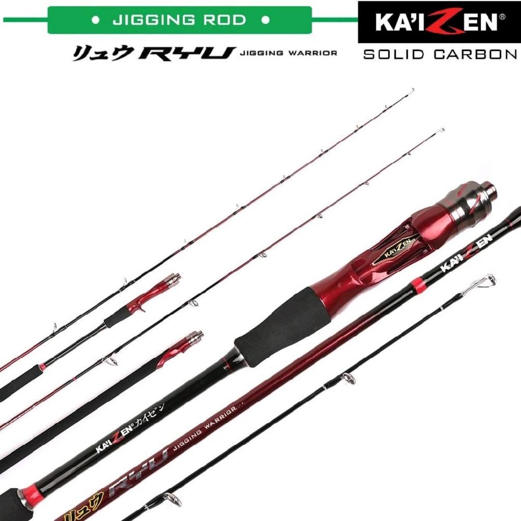 Jual Joran KAIZEN RYU 180 | Solid Carbon Tip | Jigging Rod | Joran