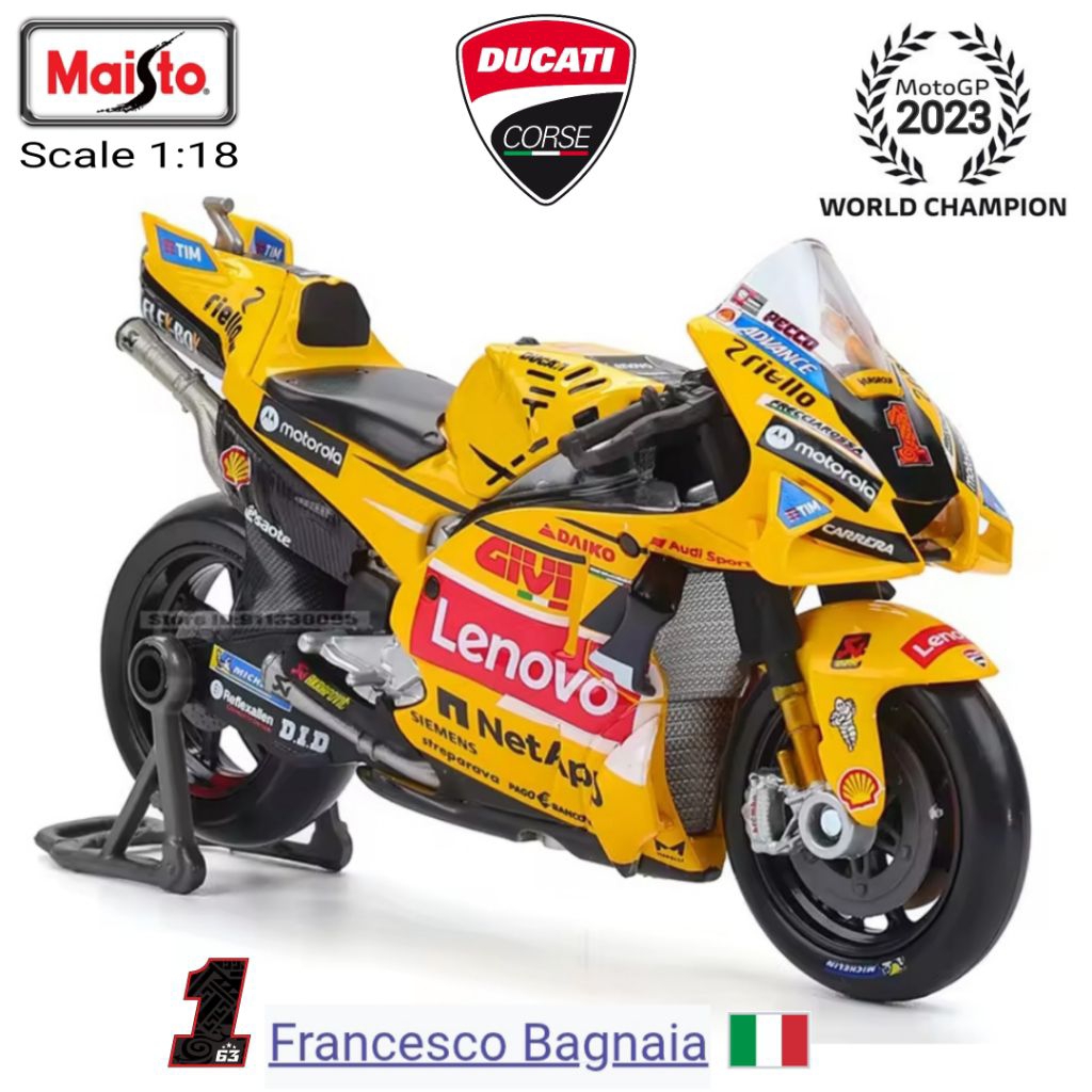 Jual Maisto MotoGP Series Ducati Pramac 2021 Mainan Motor Motoran Jagat ...