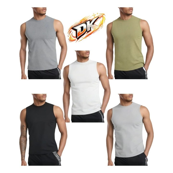 Singlet Kutung Tanpa Lengan Lekbong Dryfit Kaos Olahraga Rush Running Sport Gym 
