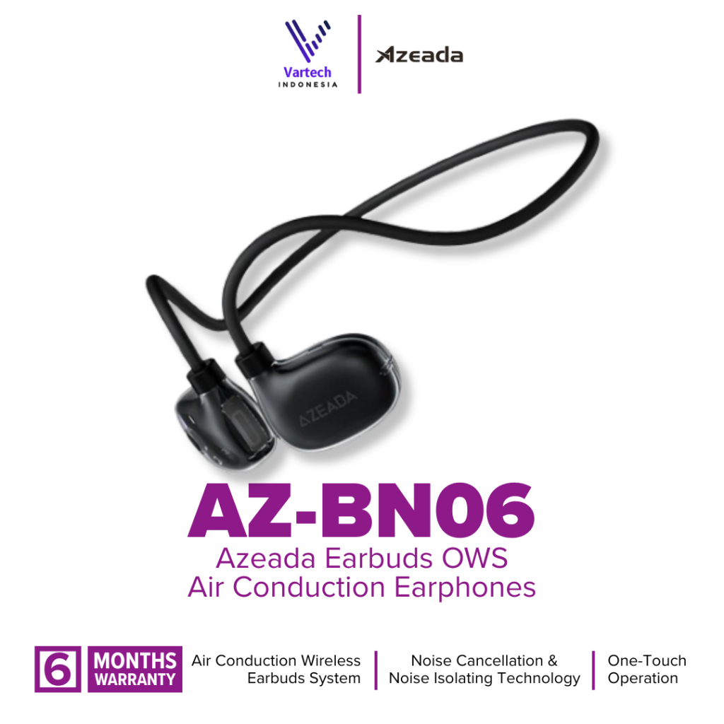 Jual Azeada Earbuds OWS Air Conduction Earphones (AZ-BN06) | Shopee ...