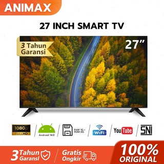 Jual ANIMAX Smart TV Digital 27 inch 30 inch Android TV LED 21/22/24/25 ...
