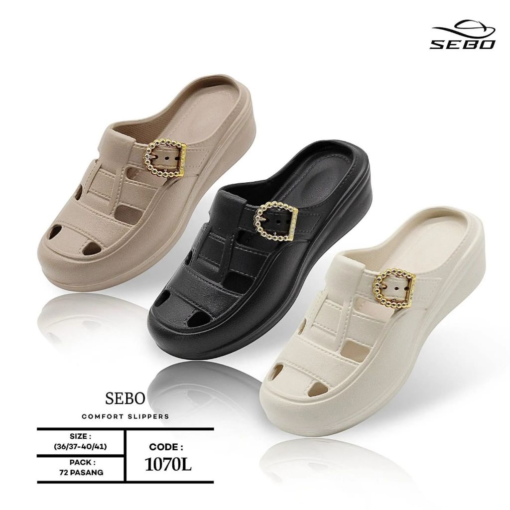 Jual Gallery Cila / Sandal Tutong / Sandal / Formal / Sandal Sebo 1070L ...