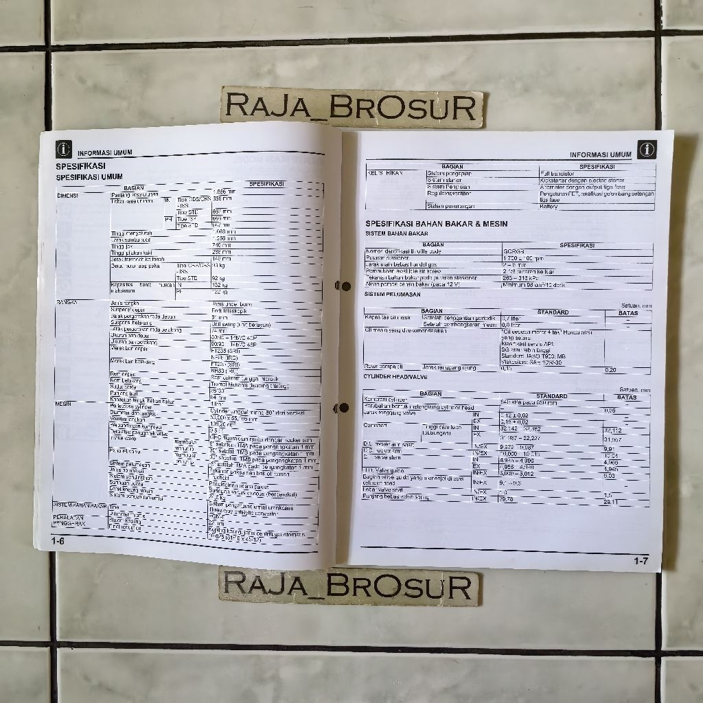 Jual Buku pedoman reparasi Manual book Honda Beat PGM FI Injeksi Esp ...