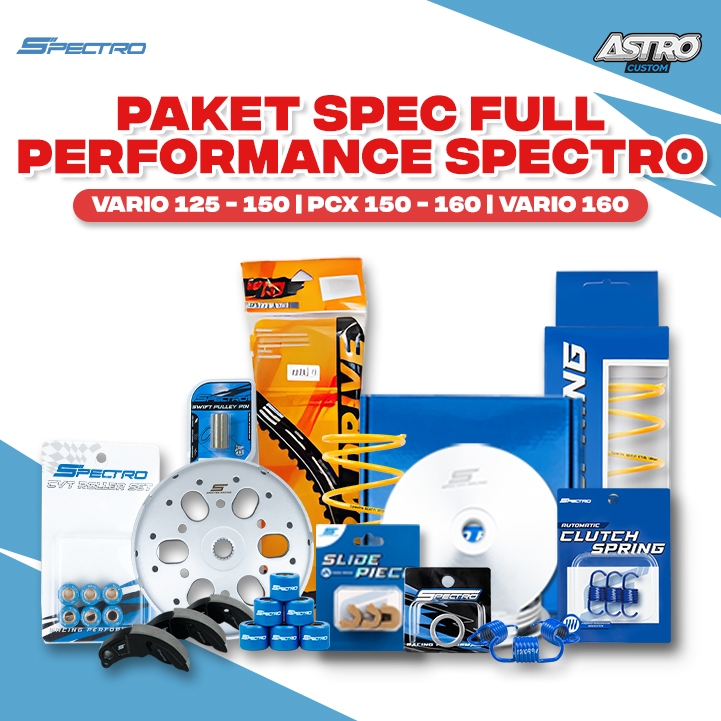 Jual Spectro Paket Upgrade CVT Spec 5 Vario 125 150 PCX ADV Stylo 160 ...