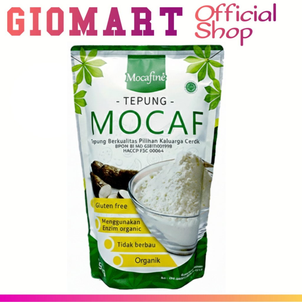Jual Mocafine Tepung Mocaf Organik 500g - Tepung Singkong Fermentasi ...