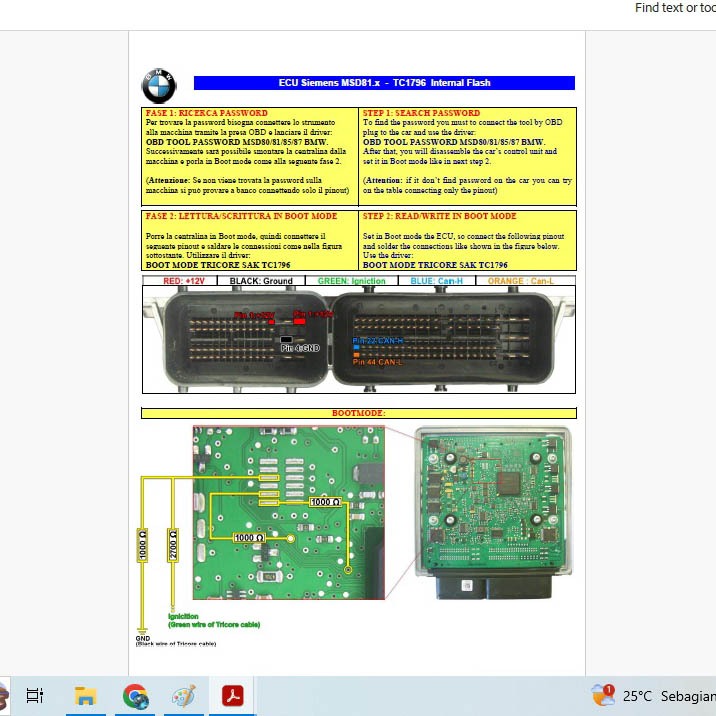Jual FDD Database ECU Pinout Pin Out Boot 3400 Model ECU Plus EGPT ...