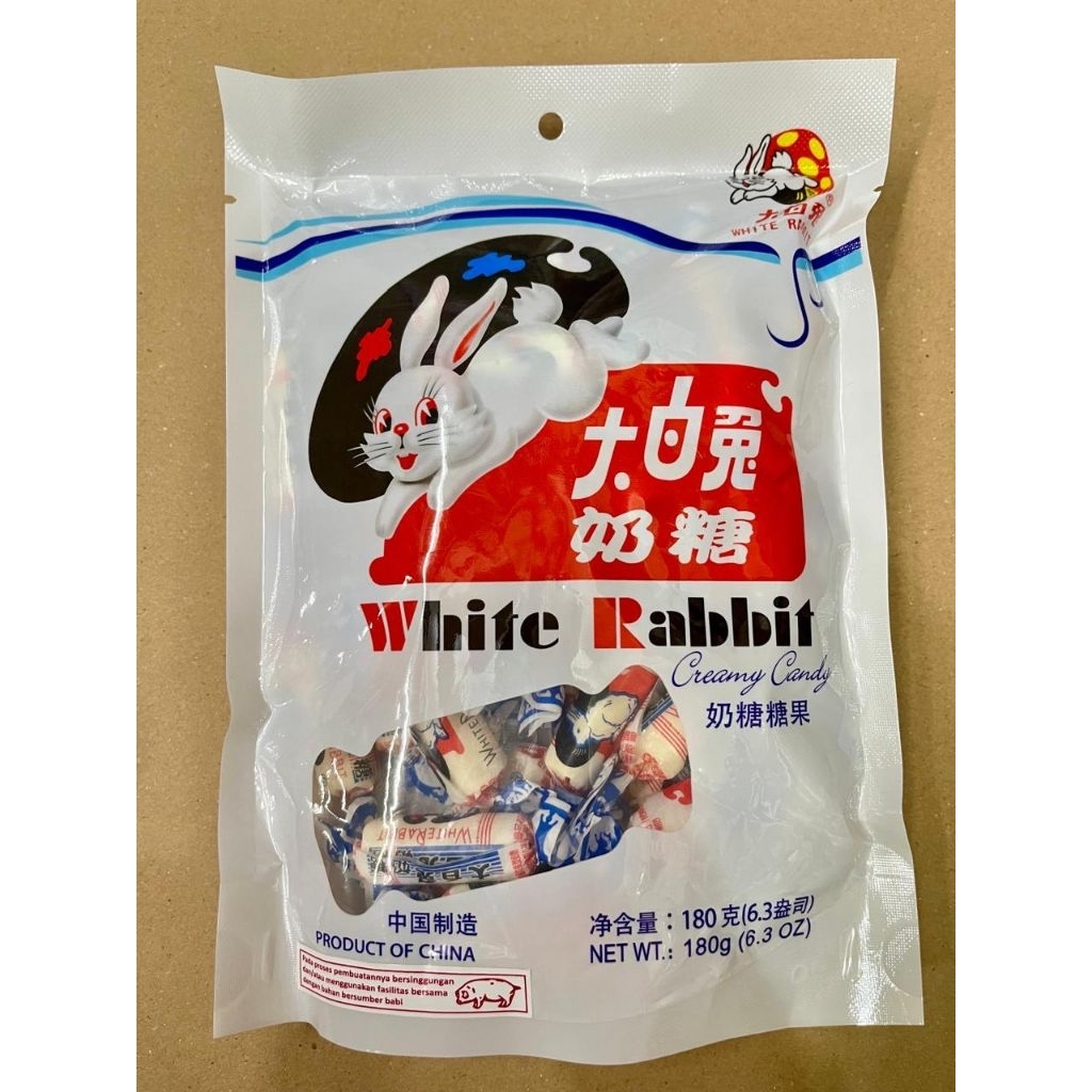 Jual PERMEN SUSU WHITE RABBIT 180gr | Shopee Indonesia