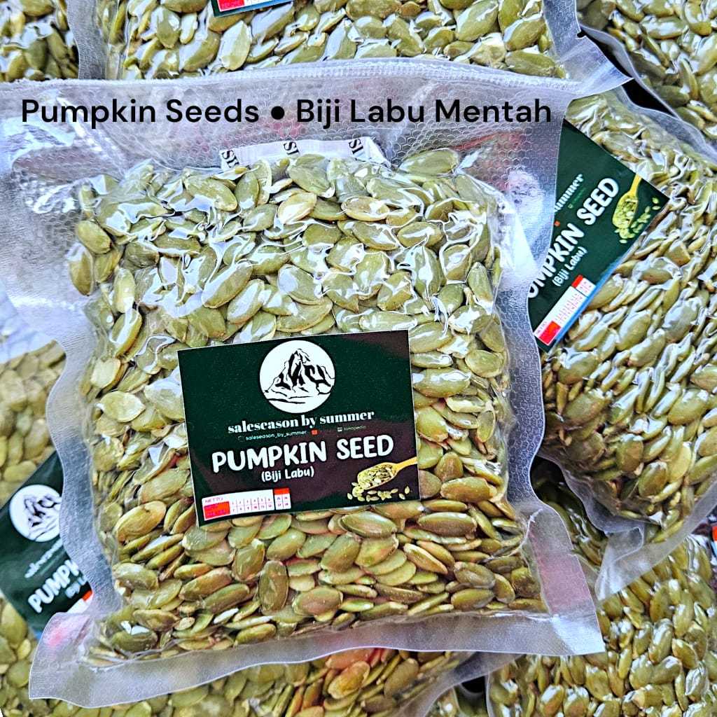 Jual PUMPKIN SEED - 100gr Premium | Biji Labu MENTAH & PANGGANG Kupas ...