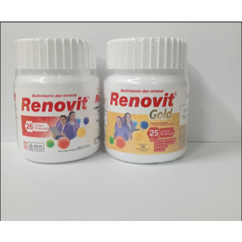 Jual Renovit dan Renovit gold isi 30 kaplet | Shopee Indonesia