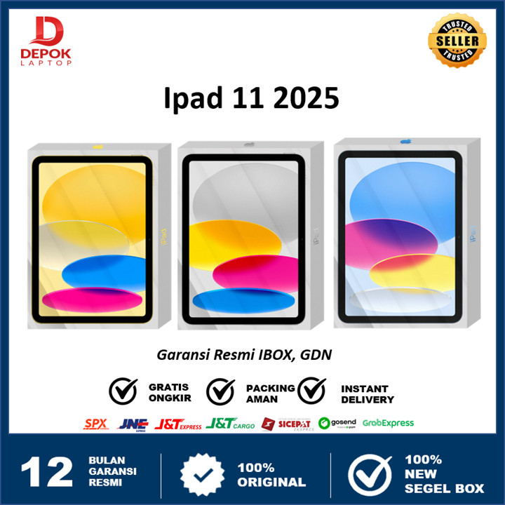 iPad, Gen 11 2025 A16 Chip 128GB GARANSI RESMI INDONESIA