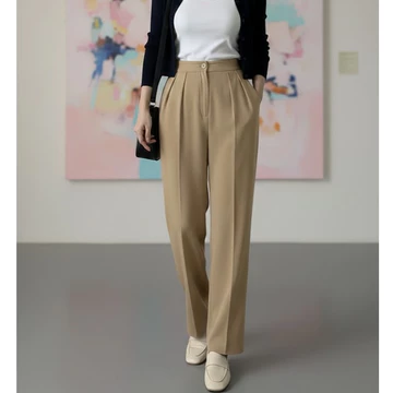 Kulot Loose Pants 332 Trousers Wanita Highwaist Jumbo Semiwool Premium Celana Kulot Wanita