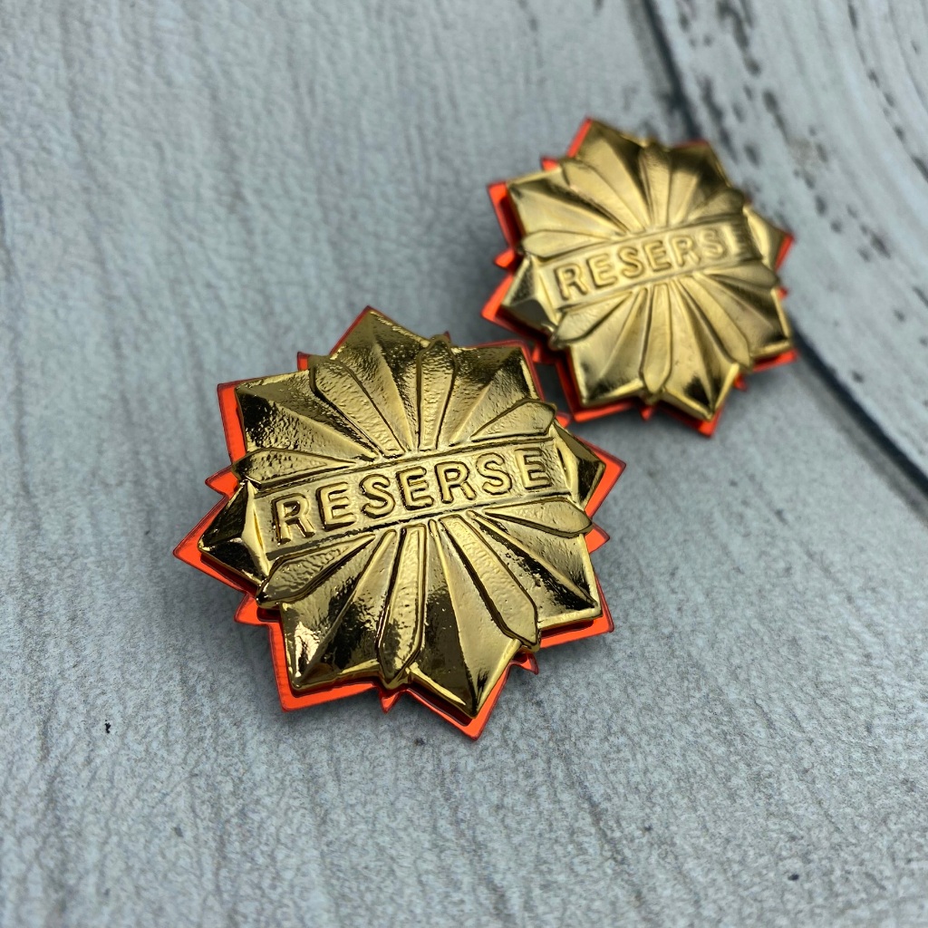 Jual Pin Brivet Roda Reserse Atribut Lencana Roda Reserse Kantong Warna ...