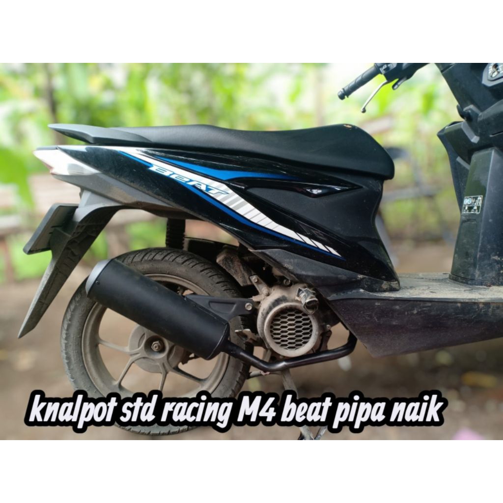 Jual KNALPOT M4 BEAT STD RACING SUARA BASS GAHAR COCOK BUAT HARIAN/ROAD ...