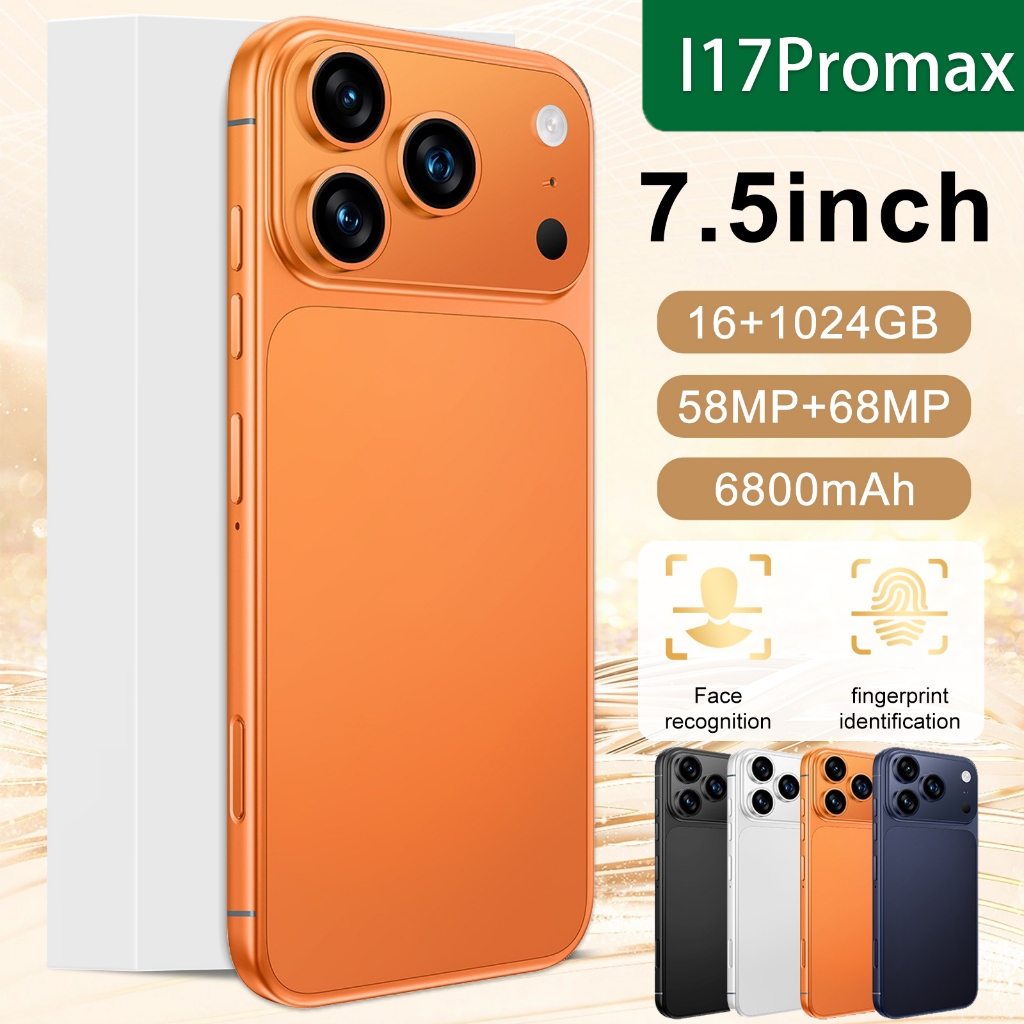 2026 NEW HP 17Pro Max Android 14 12GB+512GB Mini Smartphone 6.9Inch Mini