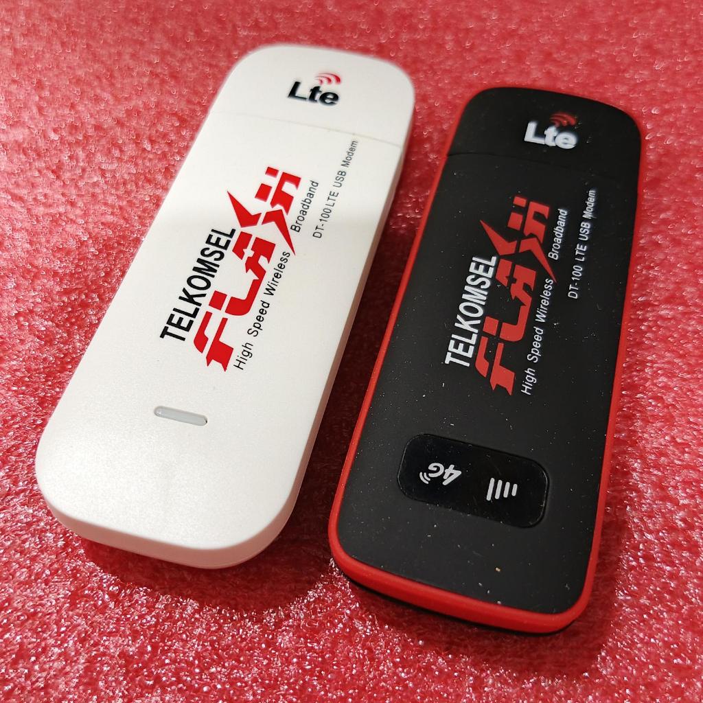 Jual USB Modem Telkomsel Flash Advance Dt-100 4G LTE 100mbps | Shopee ...