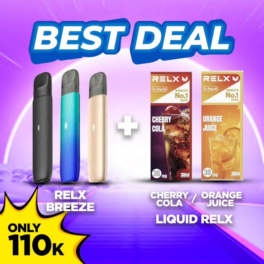 Jual PROMO Relx Breeze Bundling Relx Liquid | Shopee Indonesia