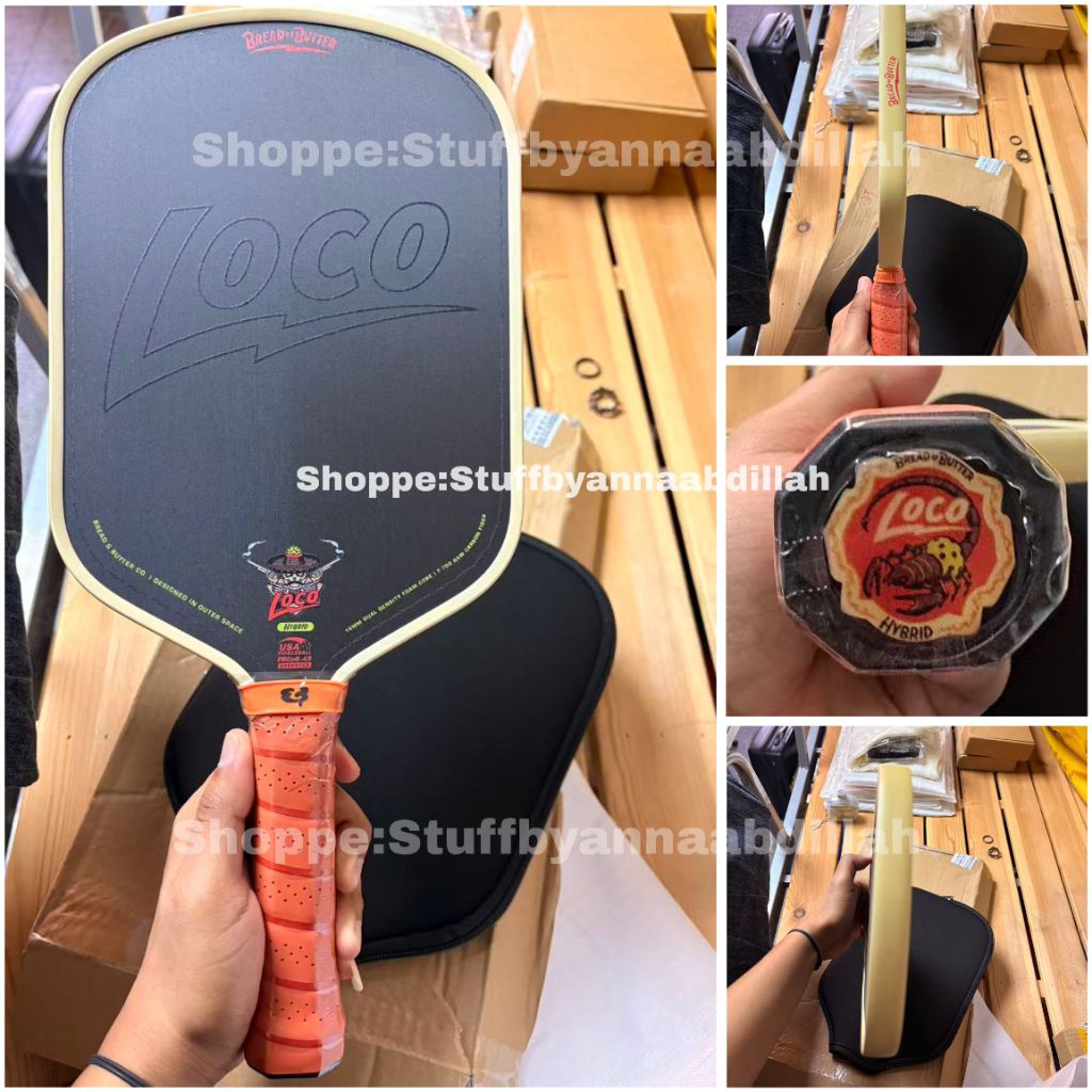 Jual Ready bisa kirim hari ini, racket bread&butter loco original serat ...