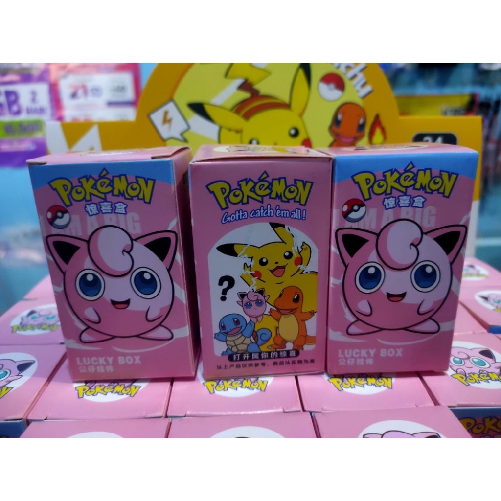 Jual Pokemon Lucky Blind Box – Mainan Figur Random (1 Box) | Shopee ...