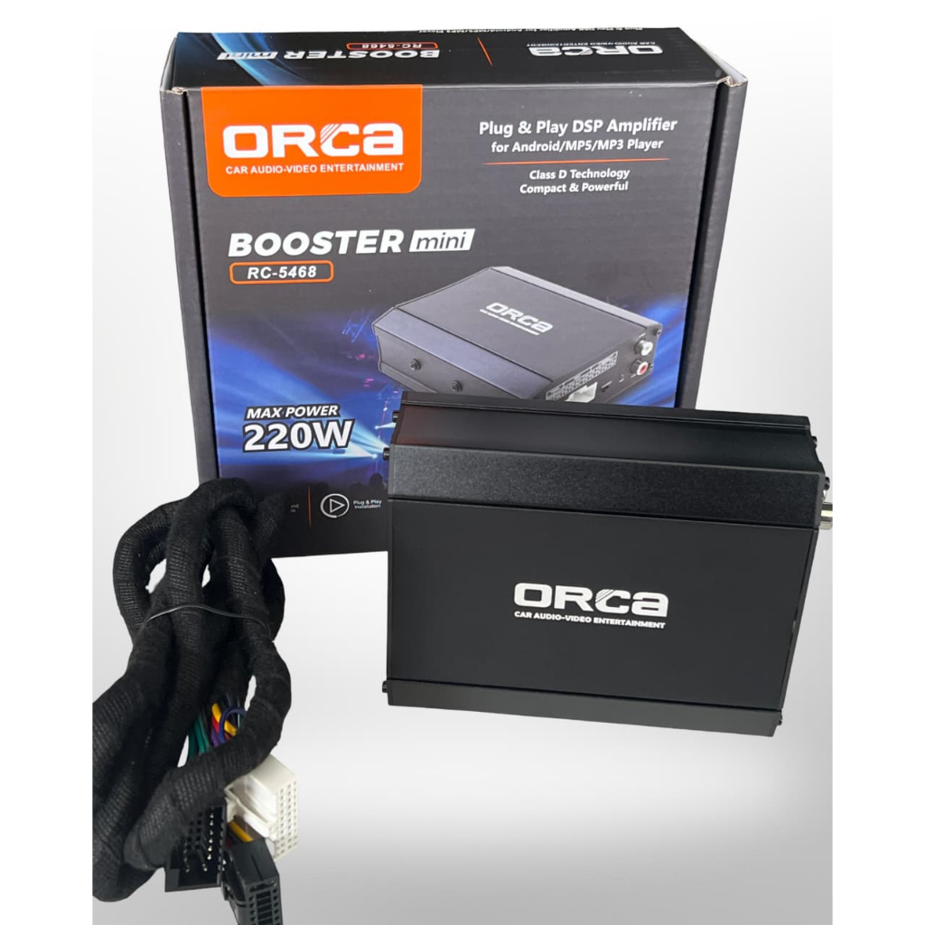 Jual ORCA Booster Mini with DSP RC-5468 Plug & Play DSP Power Amplifier ...