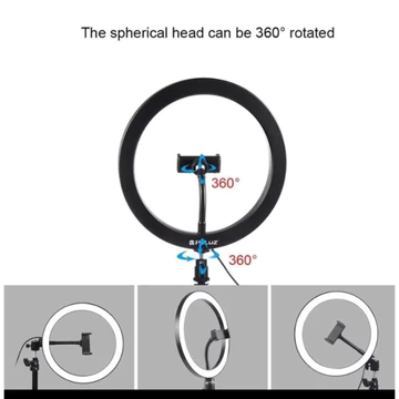 Paket Lengkap Ring Light 26cm Tripod 2.1M Untuk Selfie Live Streaming Foto Studio Vlog Live