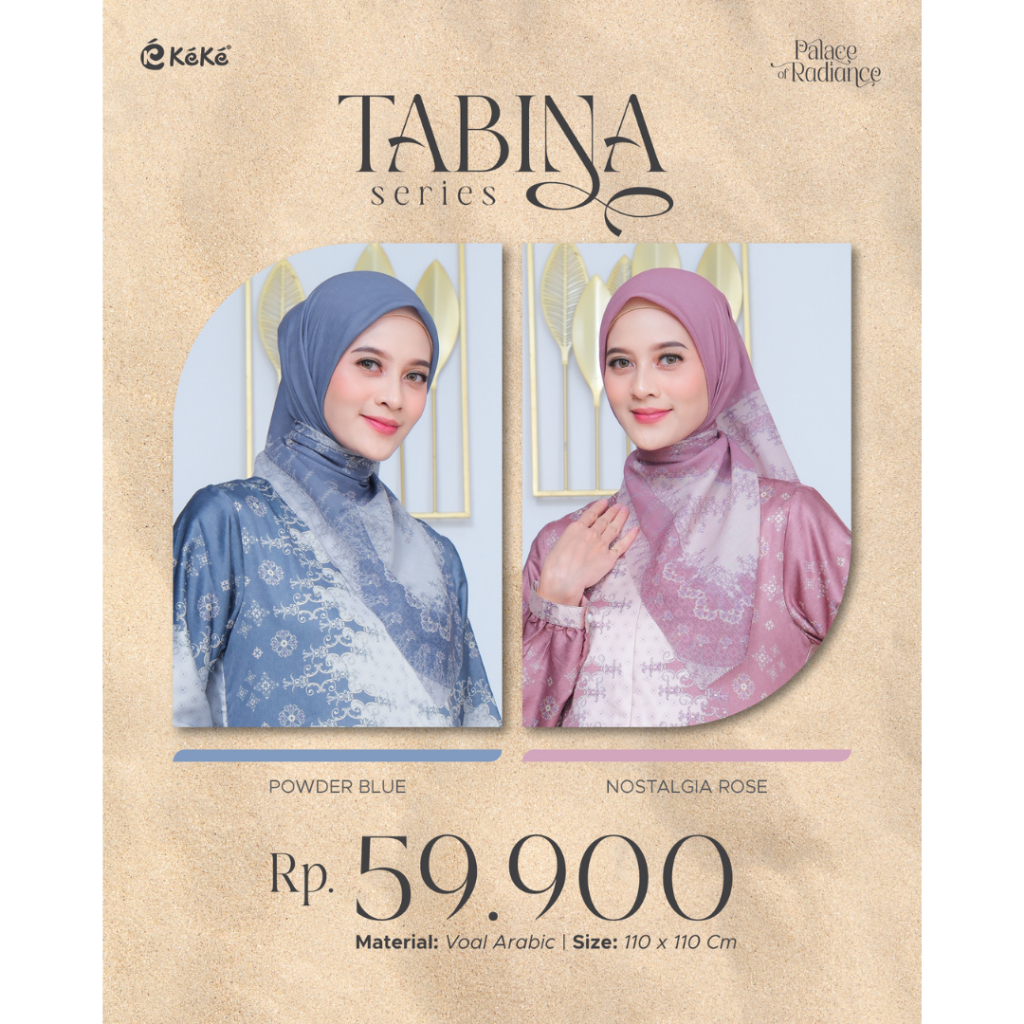Jual Tabina Scarf Keke | Tabina Scarf | Jilbab Segi Empat Keke - Tabina ...
