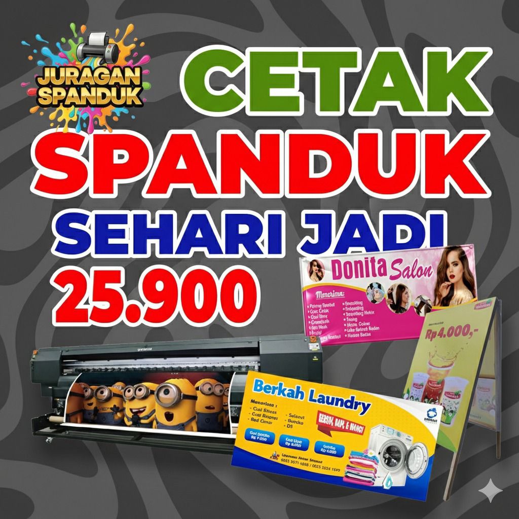 Jual cetak spanduk murah / cetak banner murah / banner warung / spanduk ...