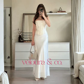 Rok Satin Silk Premium Bahan Lembut Nyaman Dipakai Pinggang Karet