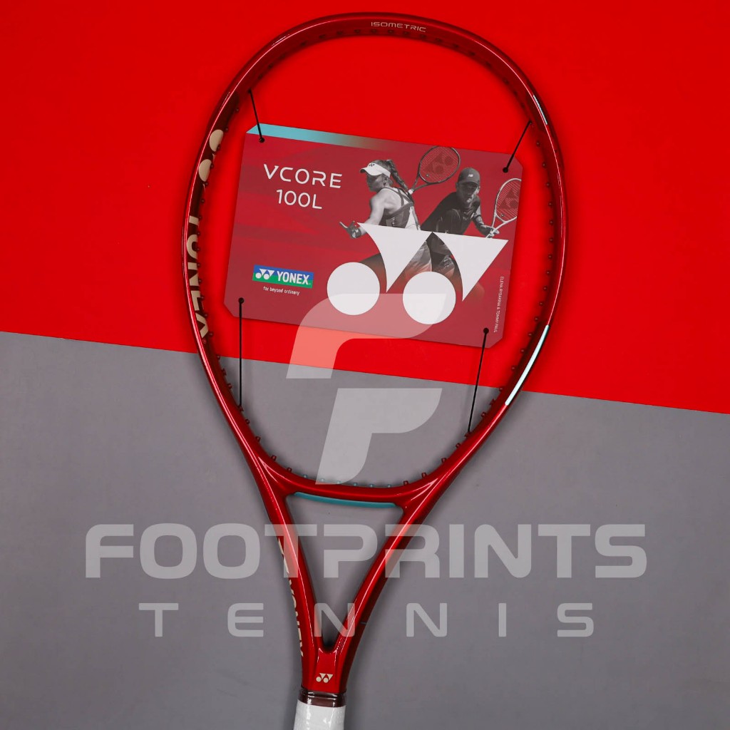 Jual Raket Tenis Yonex Vcore 100L Ruby Red 2026 Tennis Racket 280 gr ...