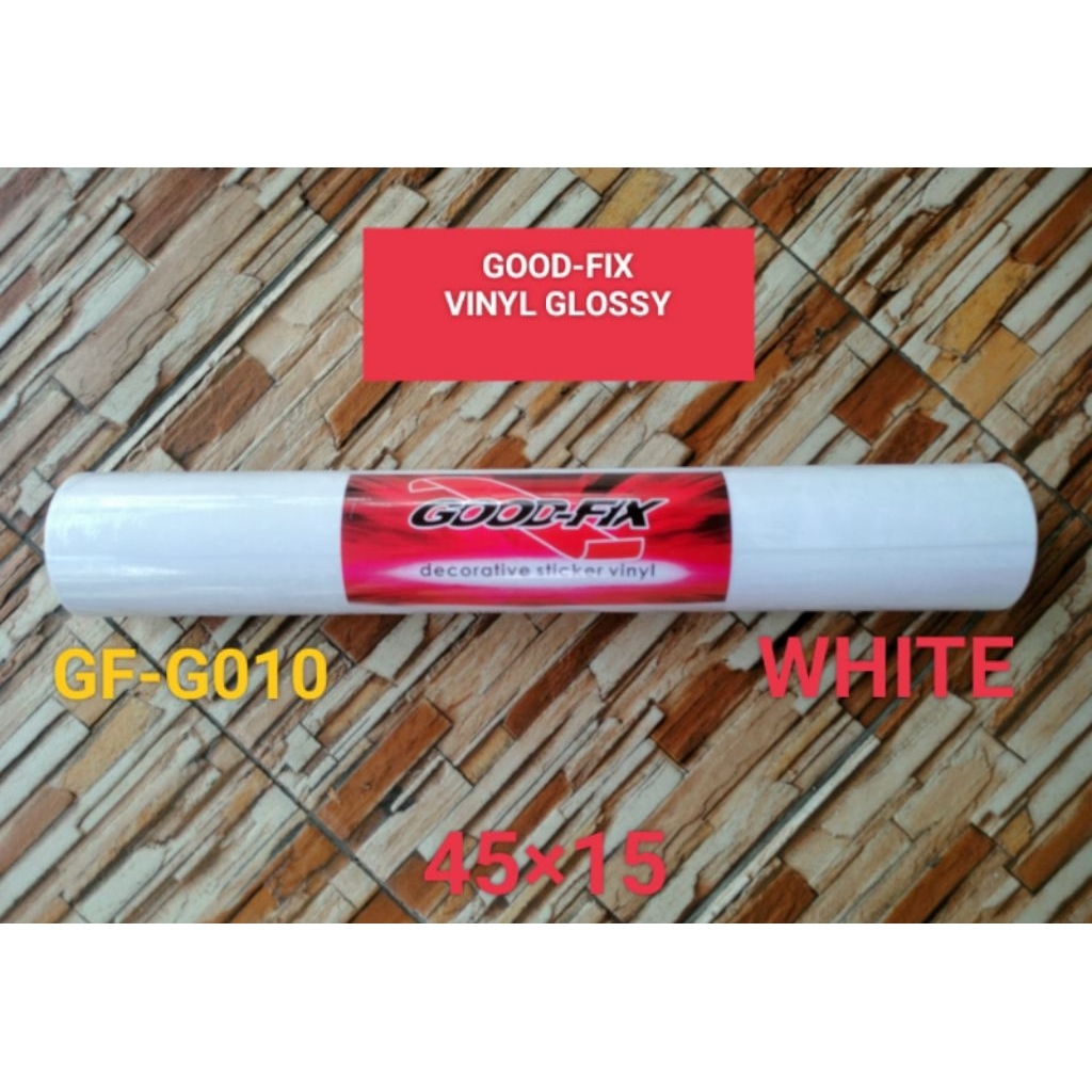 Jual Goodfix Putih Glossy Rol Sticker Skotlet Motor Lebar 45cm untuk ...