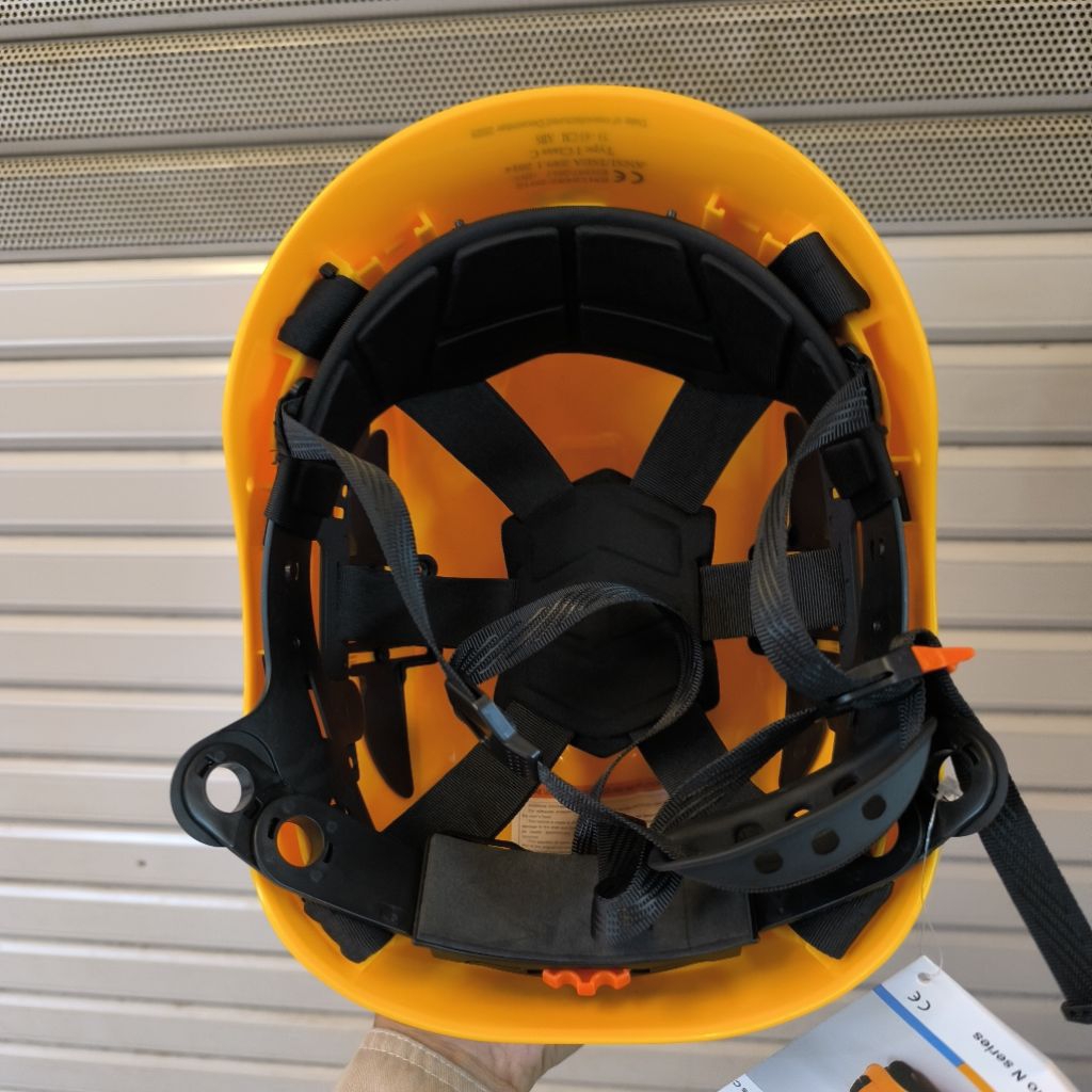 Jual HELM SAFETY RHINO ABS N SERIES WARNA KUNING - HELM SAFETY HELM ...
