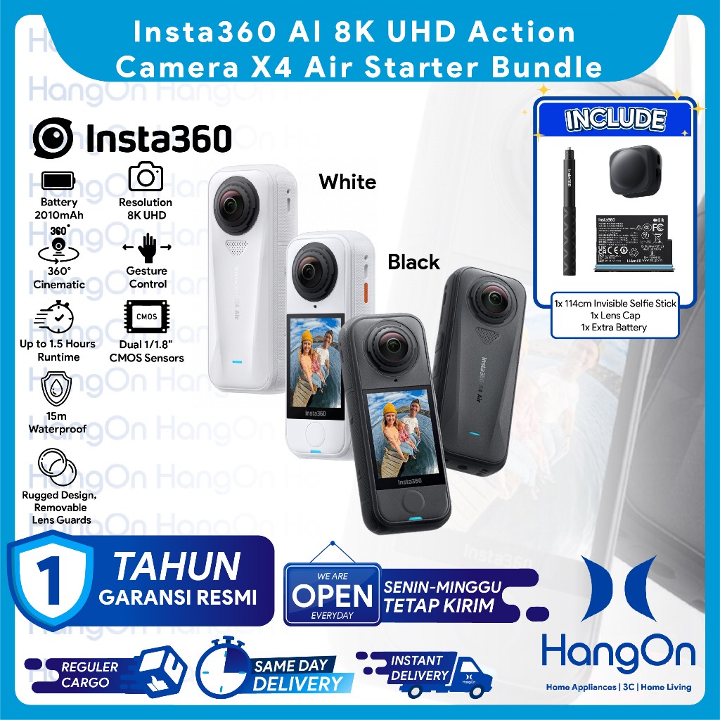 Jual Insta360 X4 Air AI 8K UHD Action Camera Insta 360 X 4 Air 15m ...