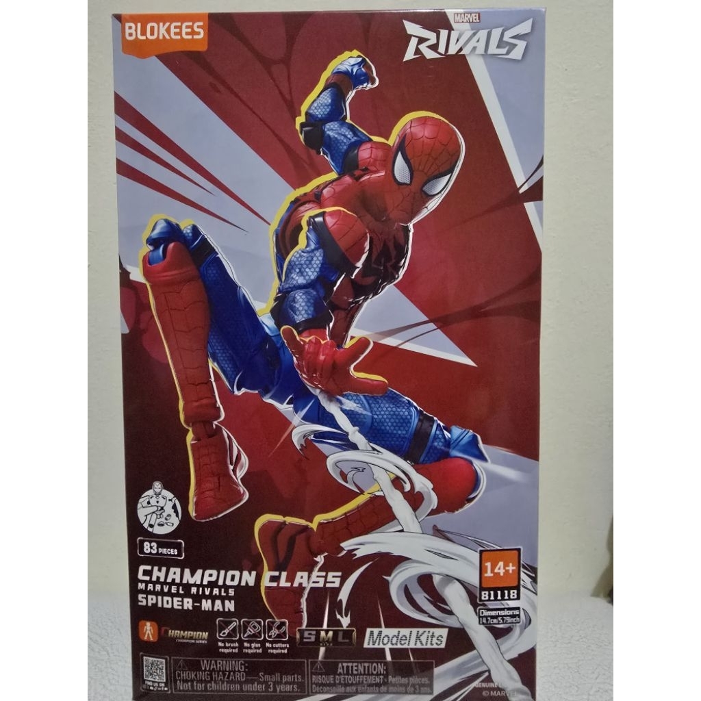 Jual BLOKEES SPIDERMAN MARVEL RIVALS CHAMPION CLASS | Shopee Indonesia
