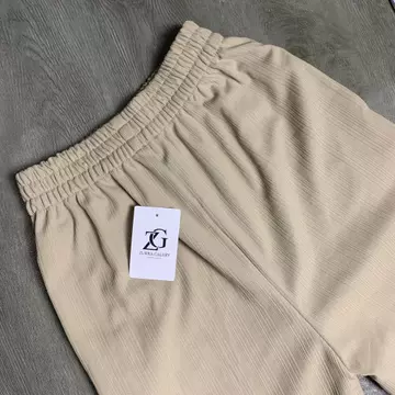 Celana Kulot Wanita Bahan Knit Premium Full Karet Pinggang
