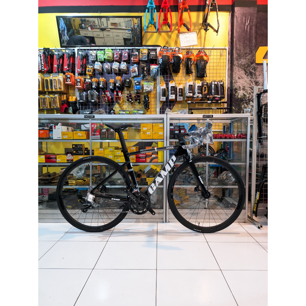 Jual Sepeda Roadbike Camp SR3 Si Clean Look 2x9 Speed Shimani Sora ...