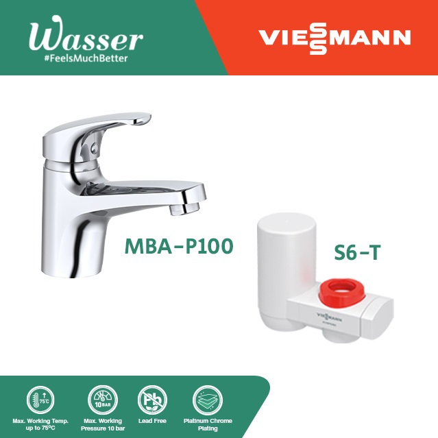 Jual Wasser Basin Mixer | MBA-P100 small with PolyTherm+ Technology ...