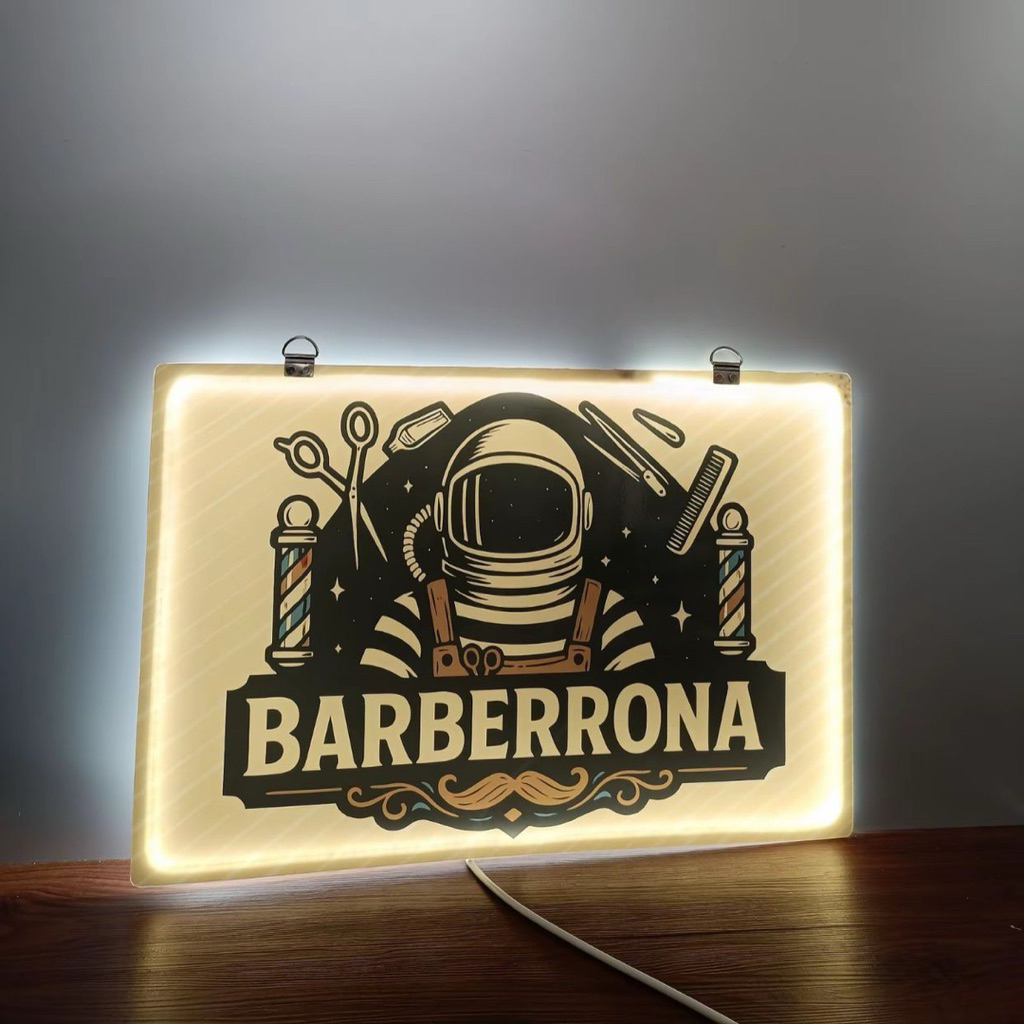 Jual Neon Box LED Slim | Acrylic Lampu FREE DESIGN, Neon box custom ...