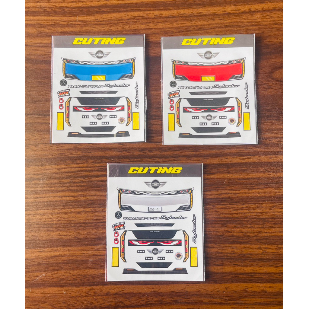 Jual Stiker Headlamp R35 Untuk Miniatur Bus RKC ( Sudah Cuting ...