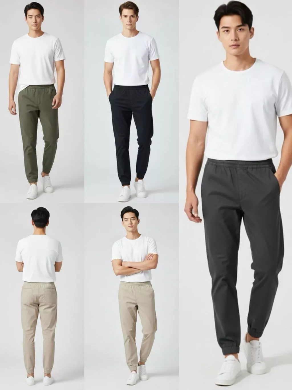 Celana Jogger Pria Bahan Katun Stretch Adem Nyaman  Men's Cotton Relax Jogger Pants - UNQ-9895