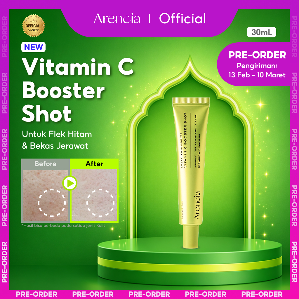 Jual NEW PREORDER 30HR ARENCIA Vitamin C Booster Shot 30ml Shopee 