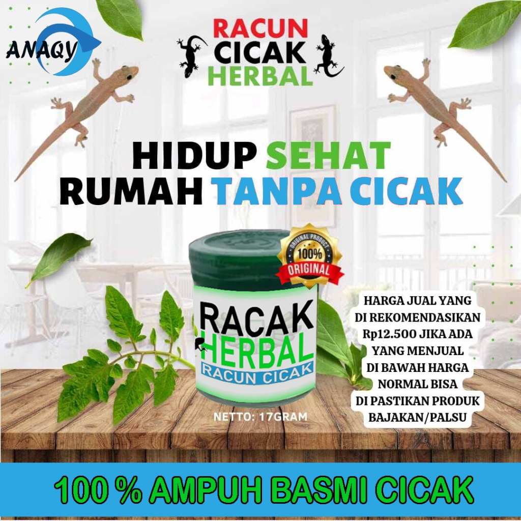 Jual ANAQY Racak Herbal Ampuh - Mudah Digunakan, racun cicak dan tokek ...
