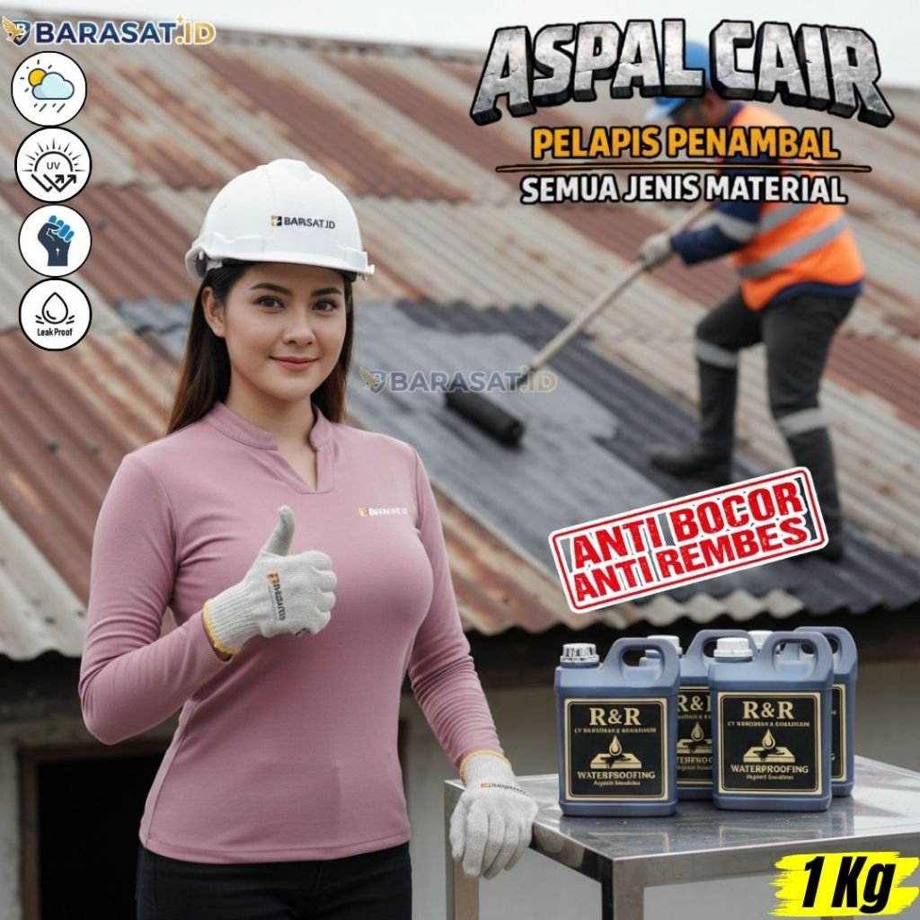 Jual Lem Penambal Bitumen Liquid Aspal Cair Anti Bocor Rembes Untuk ...