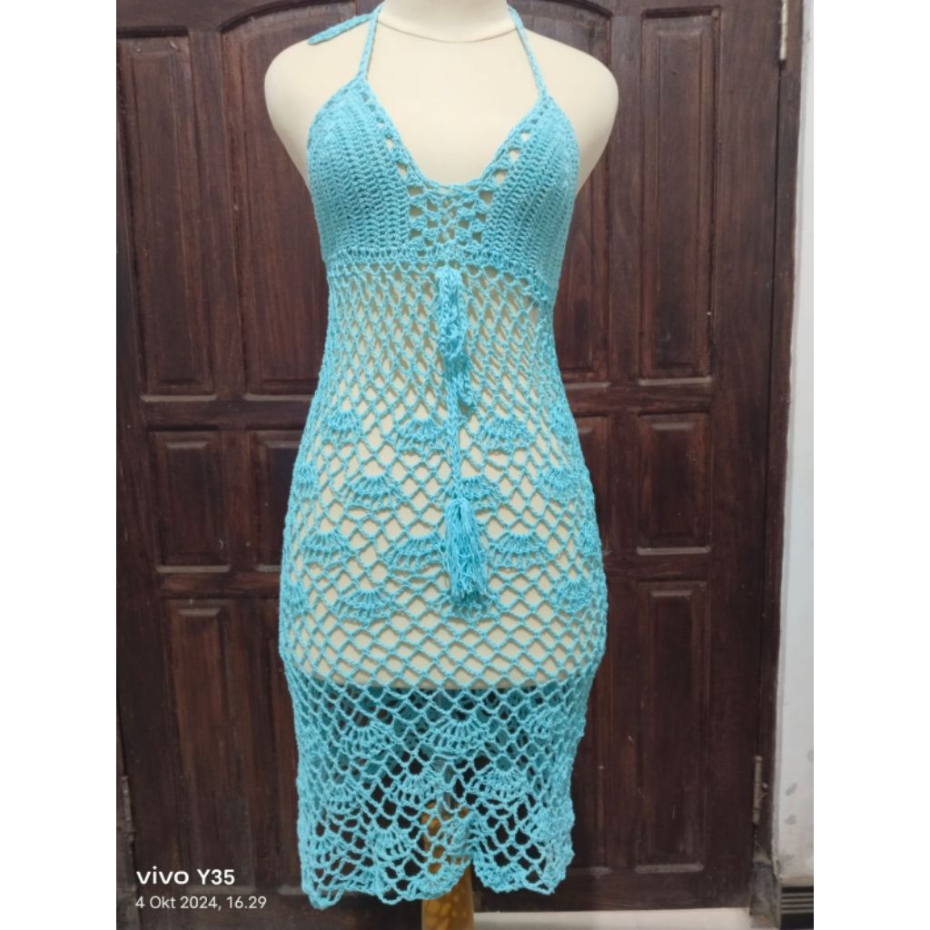 Jual Dress mini Rajut / crochet | Shopee Indonesia