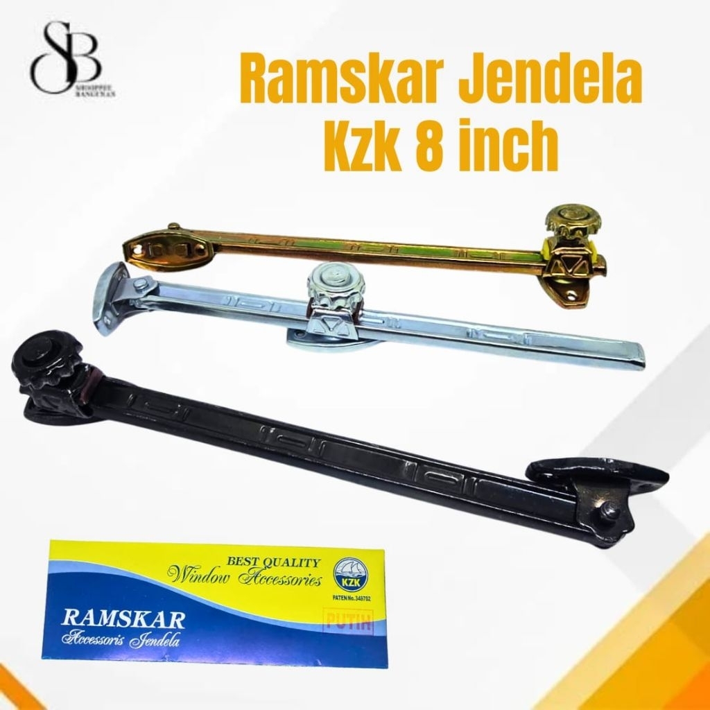 Jual RAMSKAR/LAMSKAR/ HAK ANGIN PUTAR TONGKAT PENAHAN JENDELA KZK 8 ...