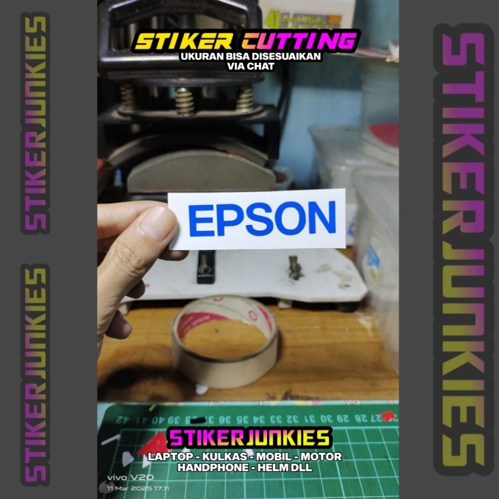 Jual STIKER LOGO EPSON STICKER CUTTING | Shopee Indonesia