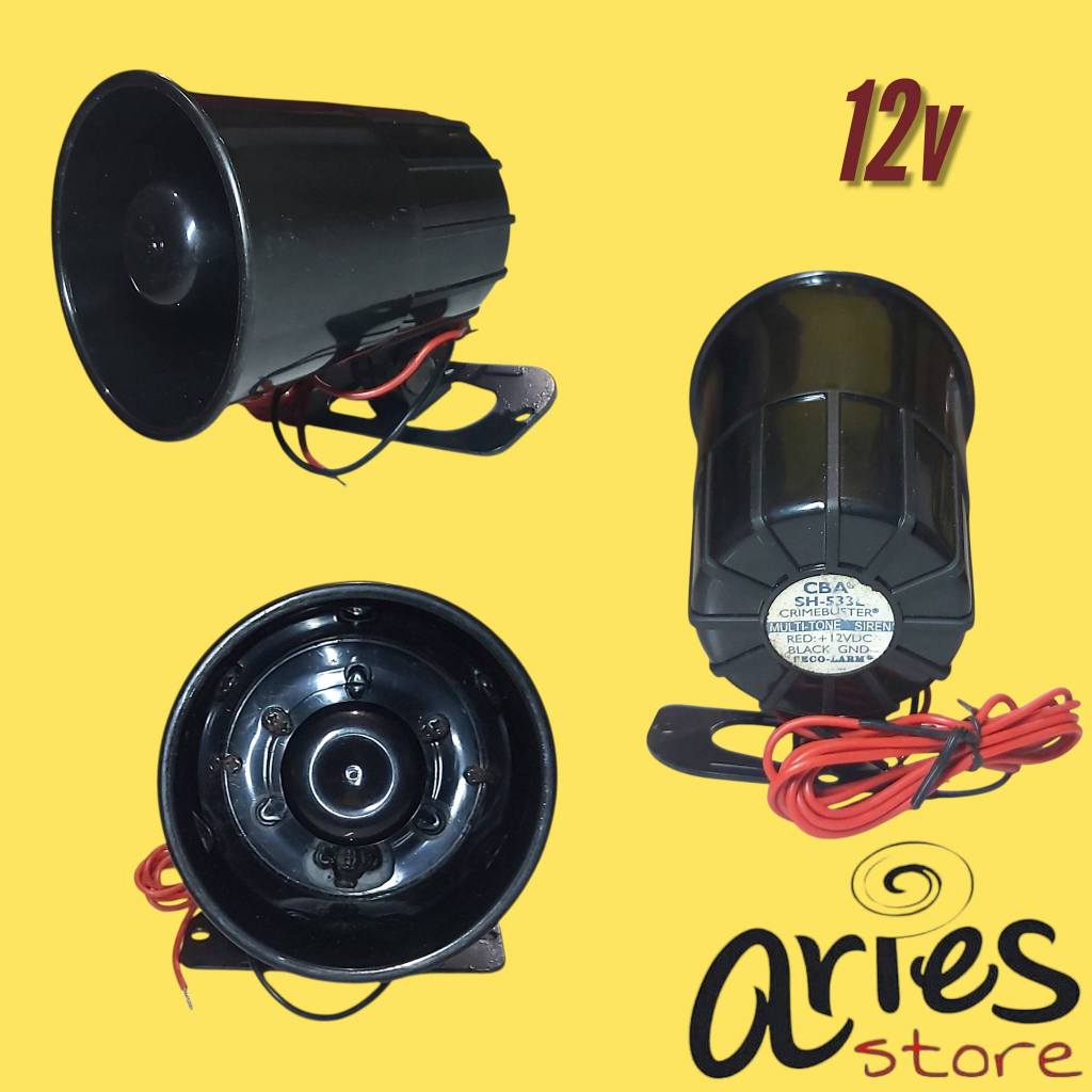 Jual SIRINE BESAR 12V MULTI TONE SIRINE BESAR BAGUS | Shopee Indonesia