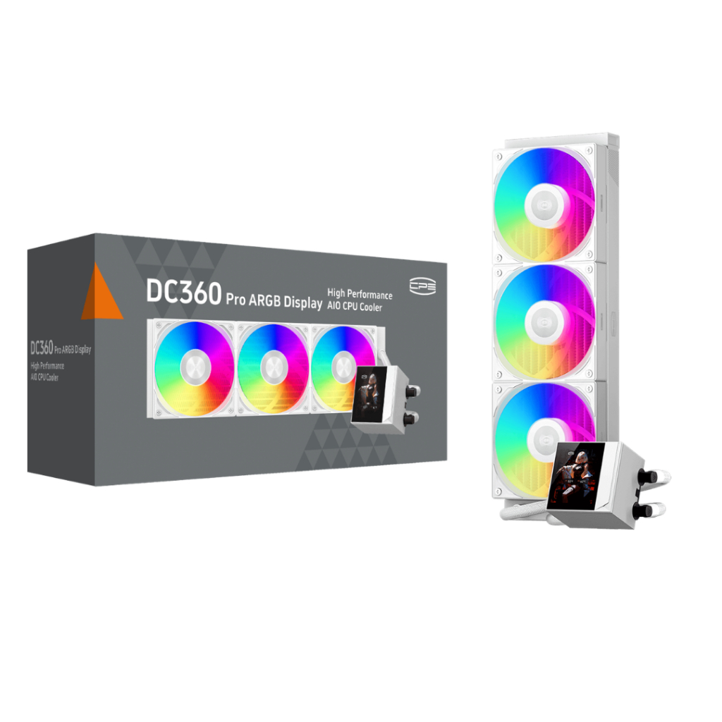Jual PCCooler DC360 Pro ARGB Display AIO CPU Cooler 360mm Water Cooling ...