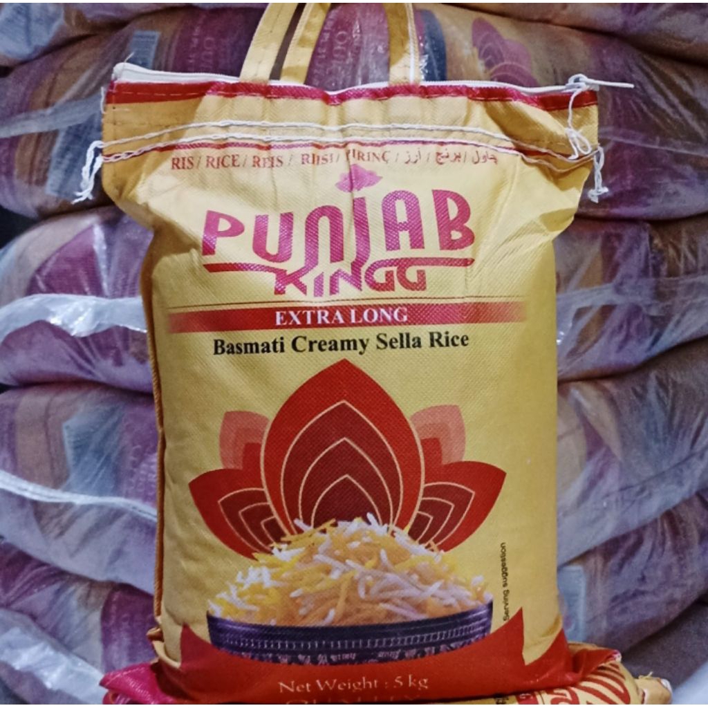 Jual Beras Basmati Punjab King Kemasan Asli 5 kg | Shopee Indonesia