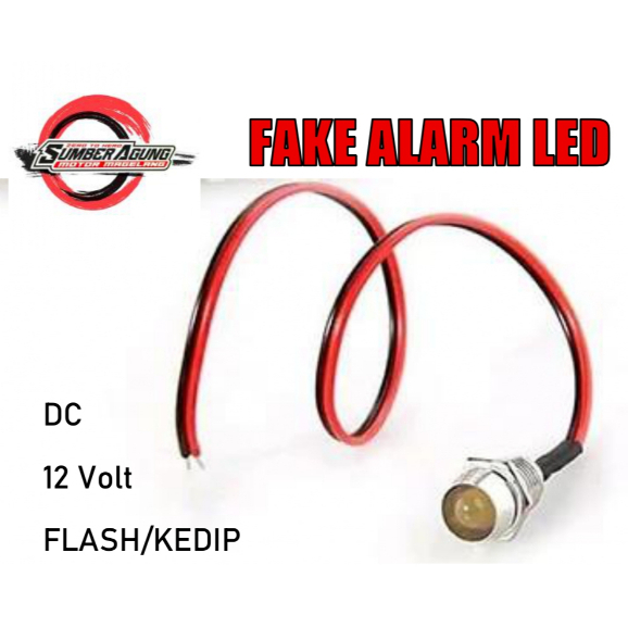 Jual LAMPU FAKE ALARM LED DC 12V FLASH UNIVERSAL MOTOR MOBIL | Shopee ...
