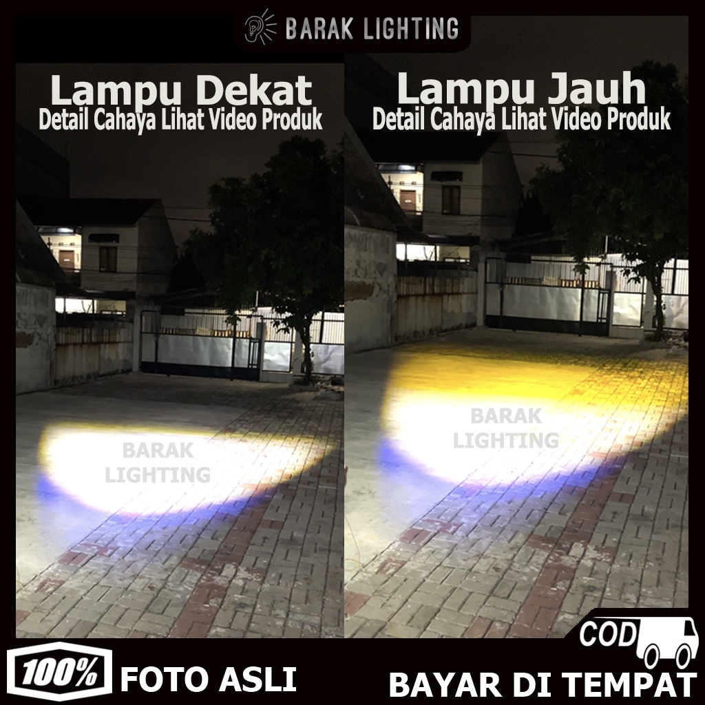 Original Lampu Biled 2.5 Inch Gen3 Biled Ala Ala Low 30W High 35W Lampu Biled 2.5 Inch Waterproof Universal Lampu Depan Motor