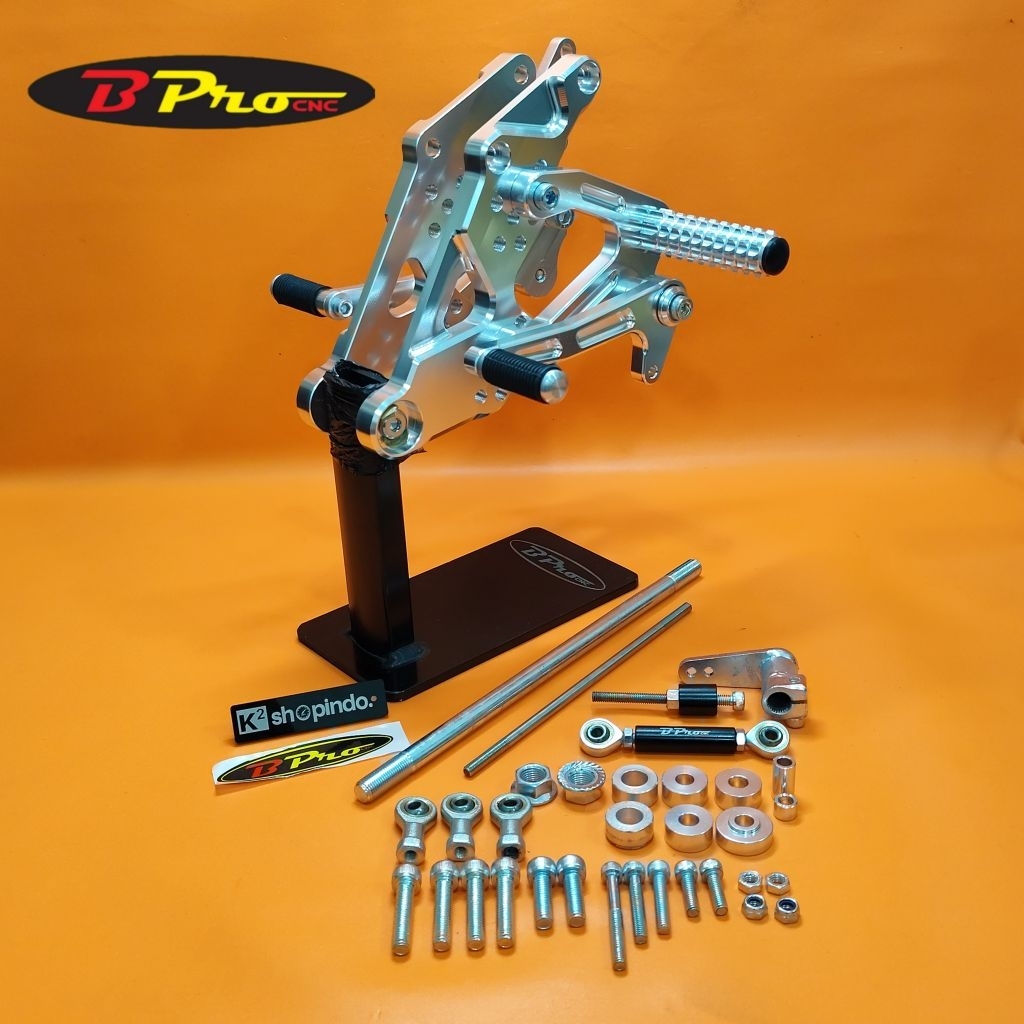 Jual Footstep Underbone Bpro Mx King Type Race dan Road Race Full CNC ...